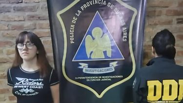 La joven de 19 años fue detenida en la vía pública. (Policía bonaerense)
