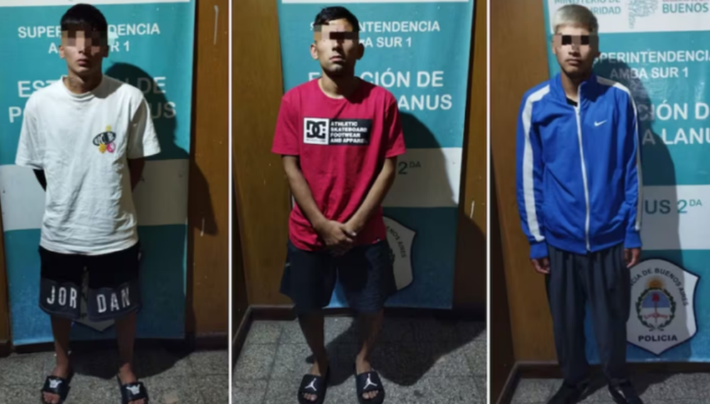 Tres de los abusadores denunciados por la adolescente de 17 años.