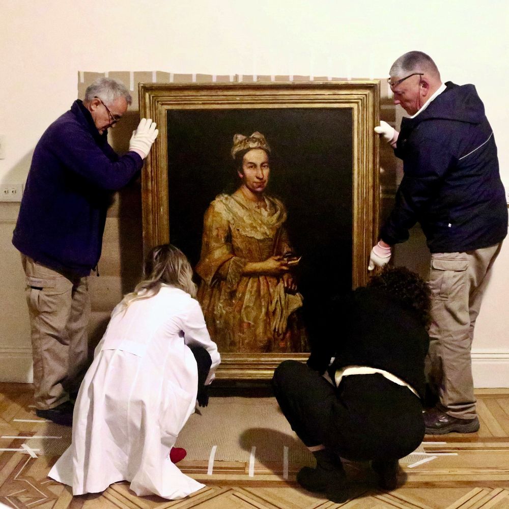 Retrato de dama, el cuadro expoliado por los nazis que apareció en una vivienda de Mar del Plata.