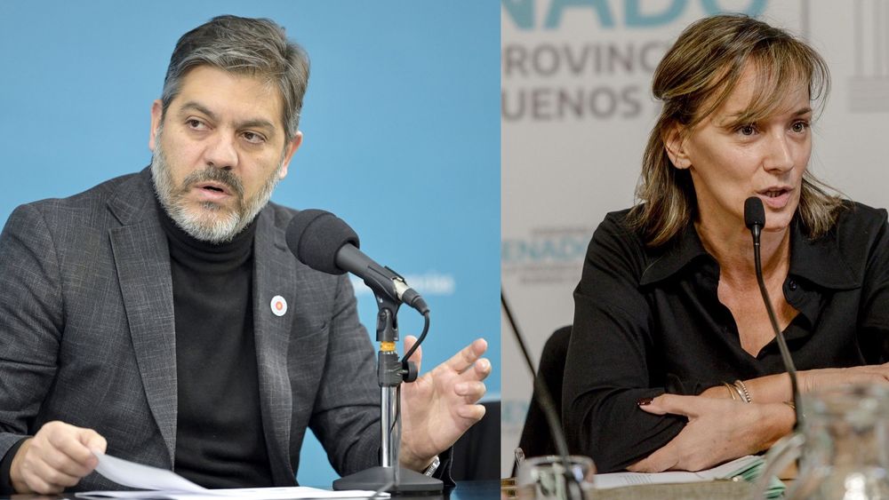 Carlos Bianco y Malena Galmarini.&nbsp;