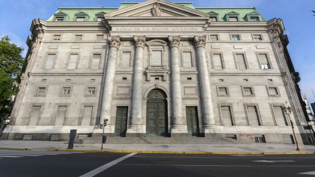 La sede central del Banco Nación.