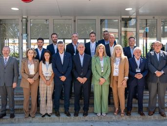 Los intendentes de la reunión de Paraná. Los intendentes de la reunión de Paraná.