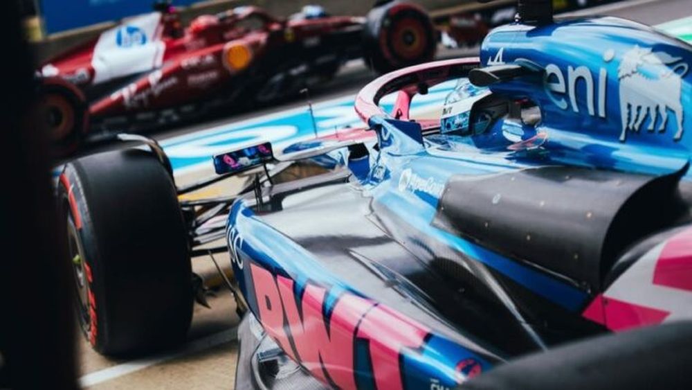 El Alpine de Franco Colapinto, en boxes. - Alpine -