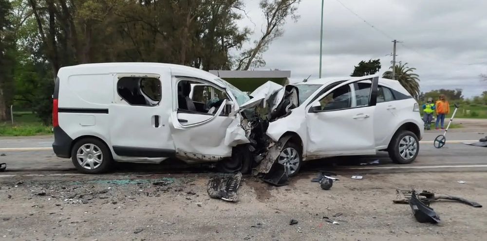 El choque en Mercedes se produjo en un intento de sobrepaso.