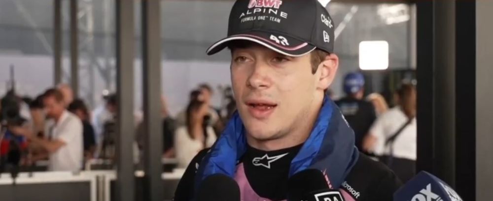 Franco Colapinto, en diálogo con la prensa, después del Gran Premio de México.