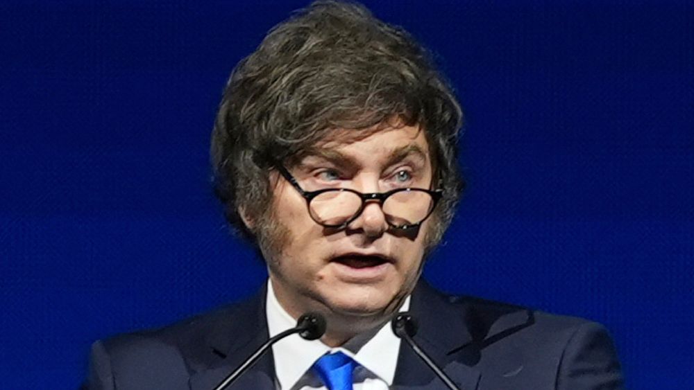 El presidente Javier Milei, el único mandatario en exponer en la Cumbre del Instituto Milken. El presidente Javier Milei, el único mandatario en exponer en la Cumbre del Instituto Milken.