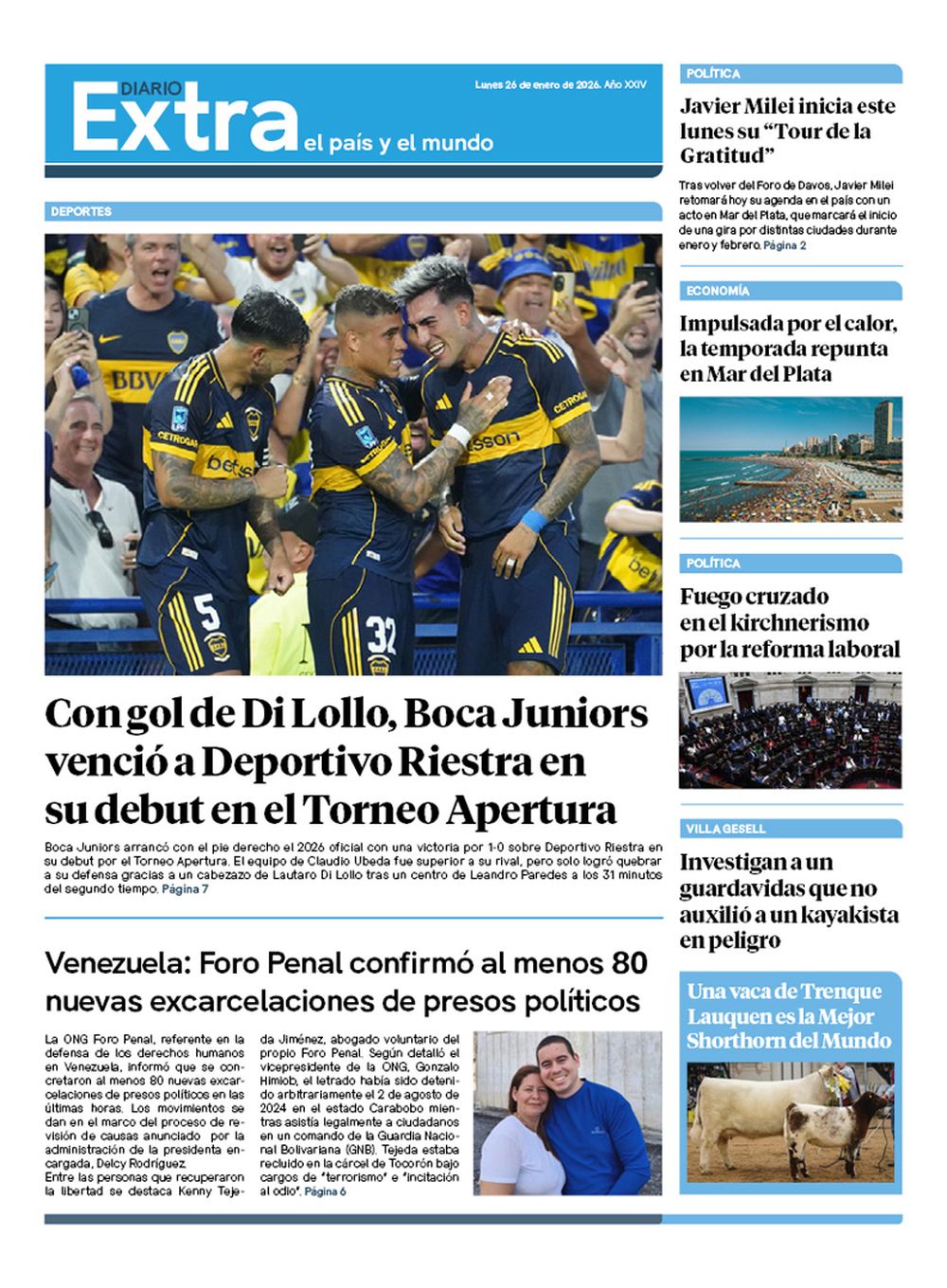 Tapa extra nueva