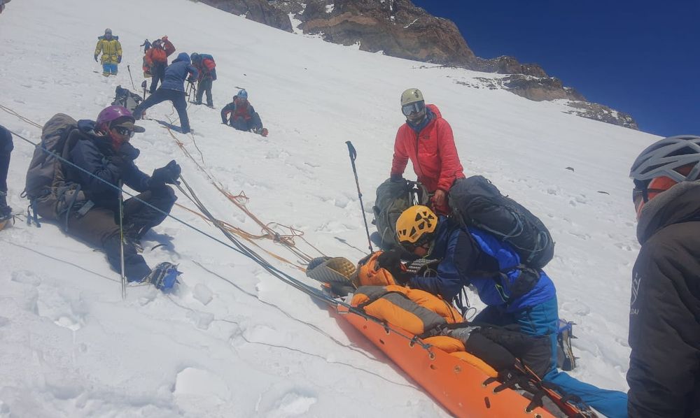Abramor es médico de montaña desde hace más de una década.