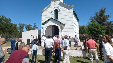 La reinaugurada capilla San Salvador del Valle. (Prensa SPB)