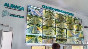El centro de monitoreo en la autopista.