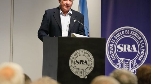Nicolas Pino, presidente de la Sociedad Rural.