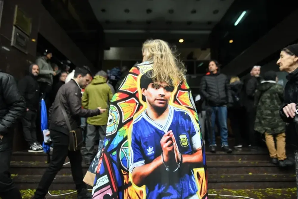 Se declaró la nulidad del juicio por la muerte de Diego Armando Maradona. (Noticias Argentinas)