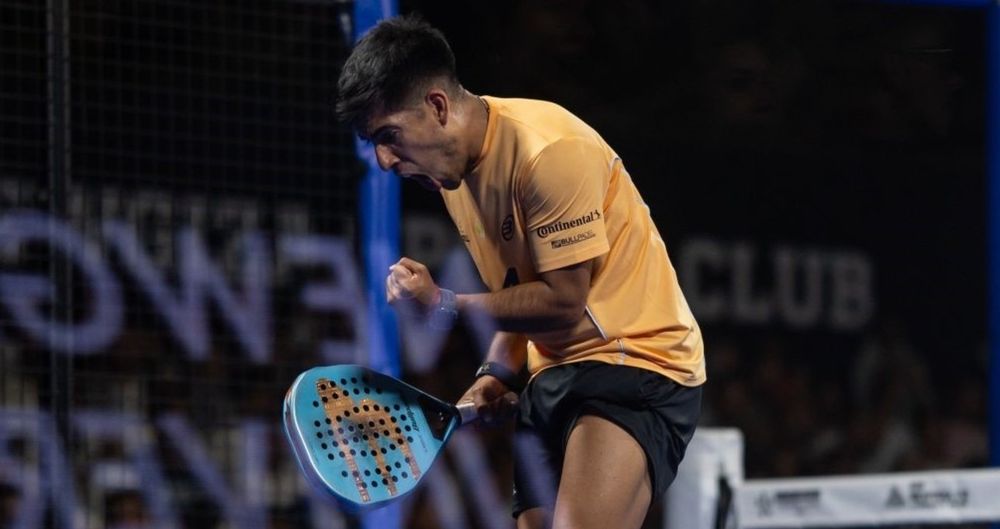 Federico Chingotto volvió a hacer magia en las canchas de El Cairo.