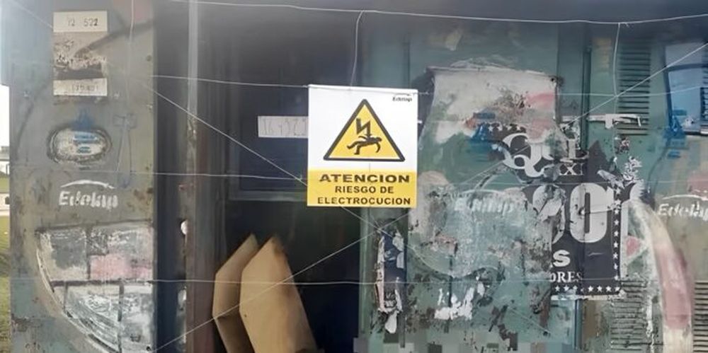 La garita junto a la cual fue hallado el cuerpo de Joel Farías. (Todoprovincial.com)