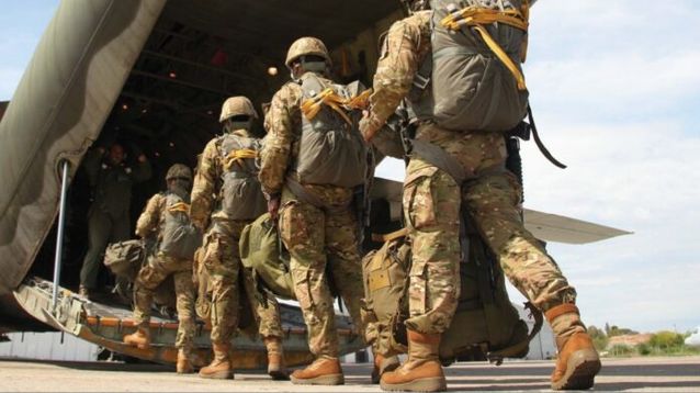 Las Fuerzas Armadas argentinas.