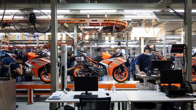 El Grupo Simpa, representante de varias marcas de motos.