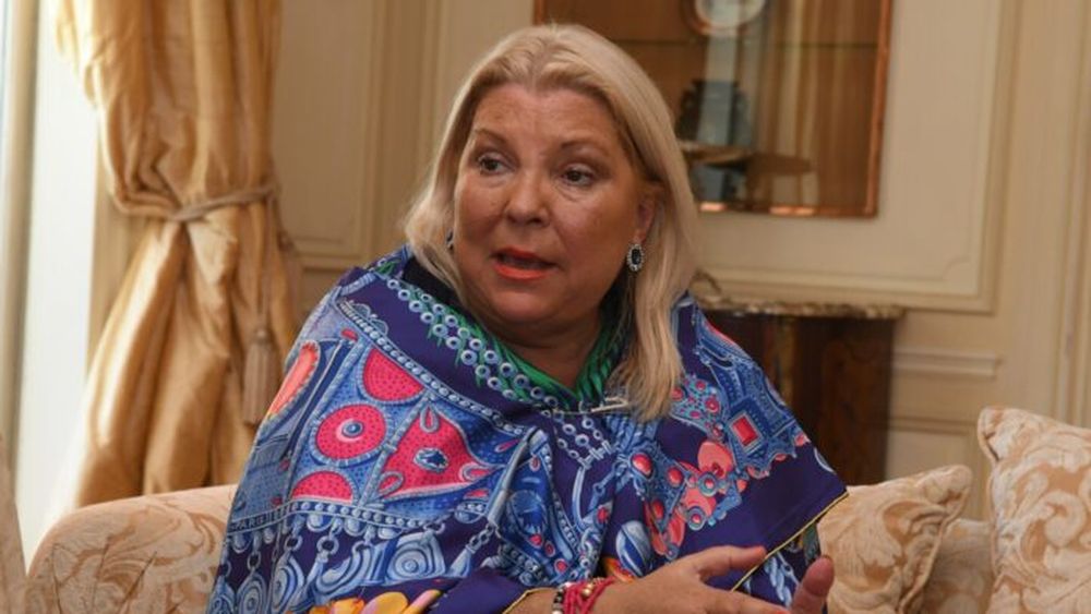 Elisa Lilita Carrió, referente de la Coalición Cívica.