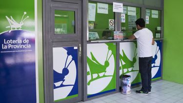 Una agencia de lotería de la provincia de Buenos Aires.