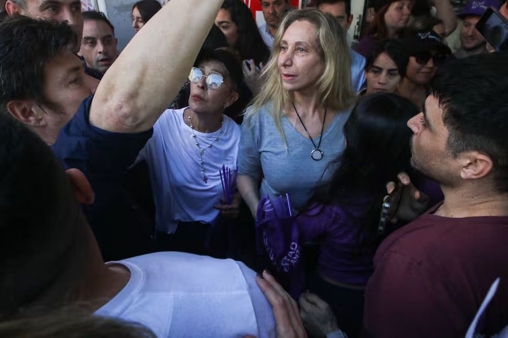 Karina Milei durante la recorrida libertaria en Corrientes.&nbsp;