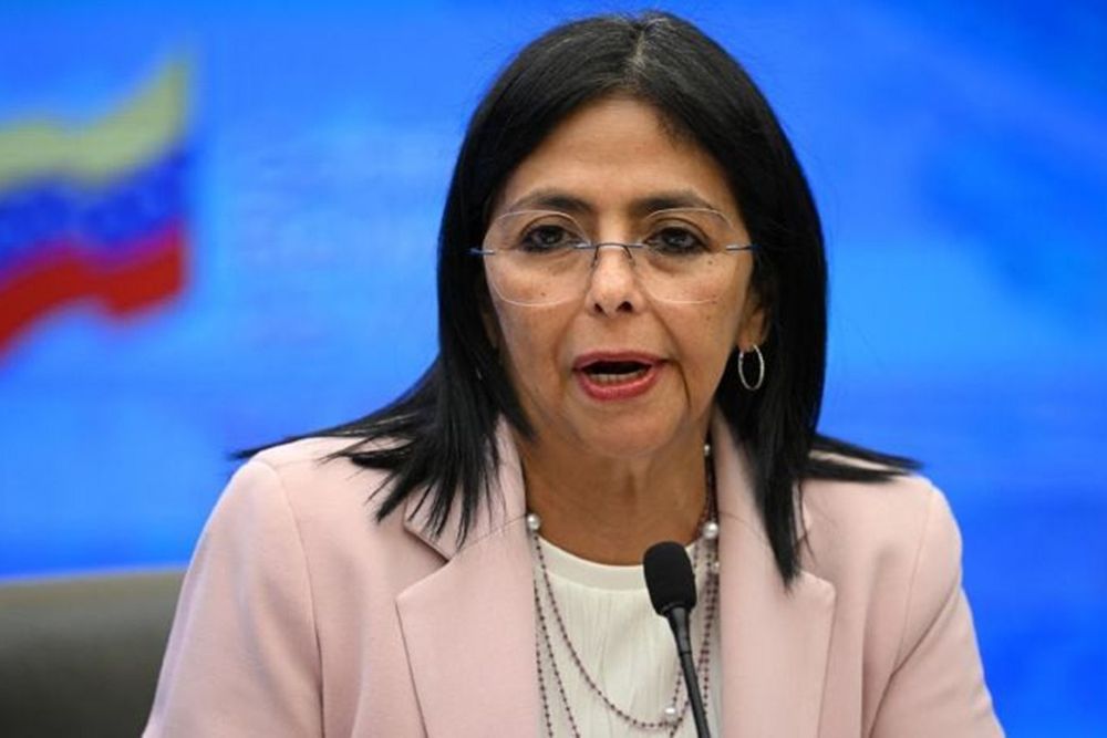 La vicepresidenta Delcy Rodríguez.&nbsp;