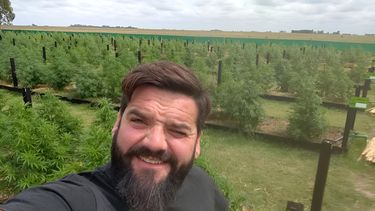 Ramiro Gopar trabaja para que Argentina no dependa siempre de insumos importados para el cultivo de cannabis﻿