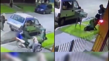 Sin límites: los motochorros interceptaron a Nelly cuando salía con unas amigas y, tras un forcejeo para robarle la cartera, la tiraron al piso.