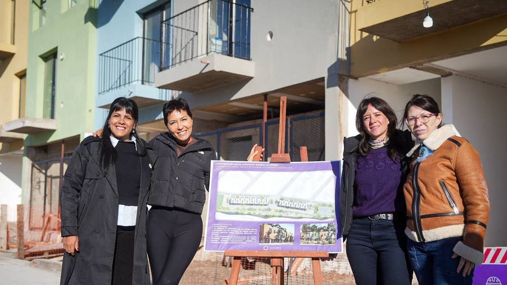 Las viviendas del barrio La Odisea, en Quilmes Oeste, están casi terminadas.