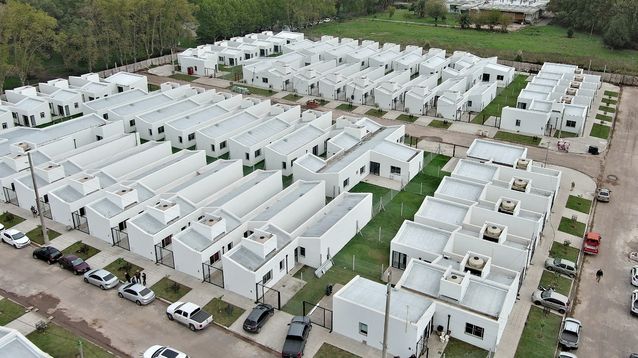 El barrio de viviendas en Romero.&nbsp;