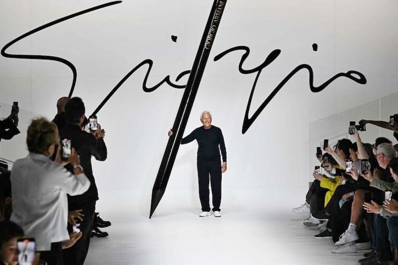 Giorgio Armani, creador de un imperio y nombre propio referente de la moda en todo el mundo. 