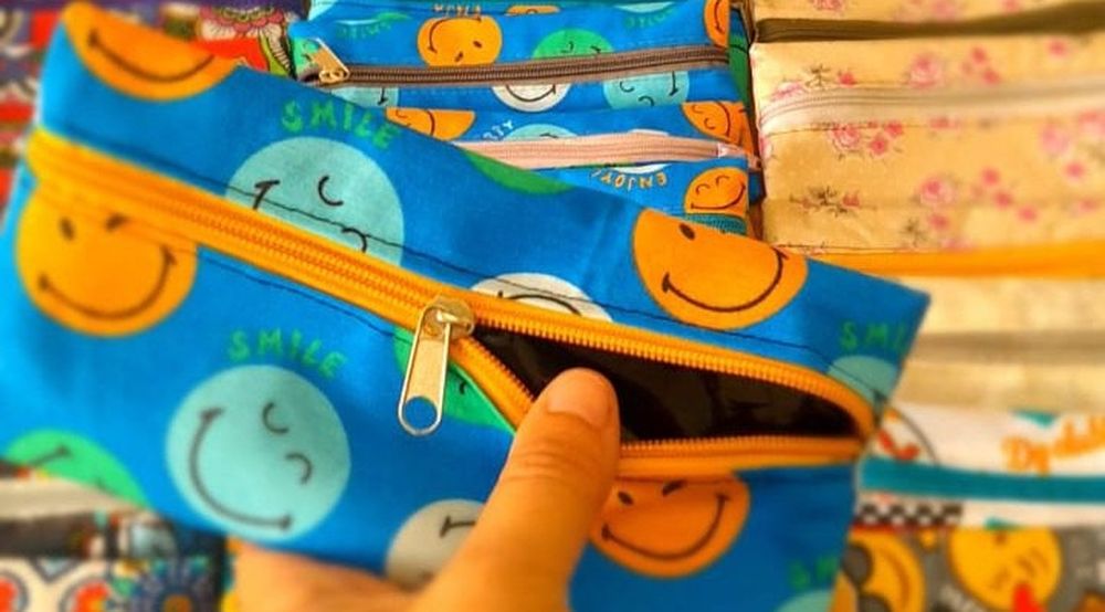 Las eco-cartucheras del penal de Junín para una escuela rural.