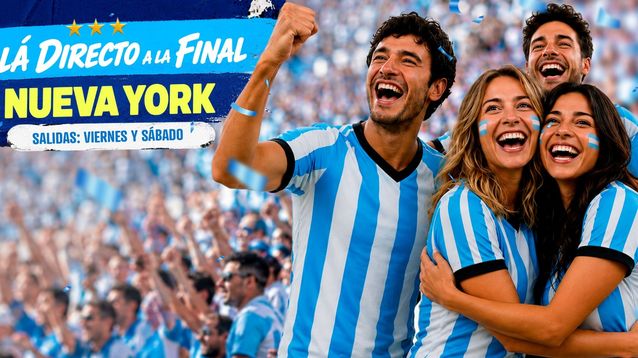 Aerolíneas Argentinas programó dos vuelos especiales a Nueva York para la final del Mundial