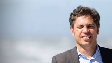 Kicillof hace unos días, de recorrida en la provincia (Archivo)