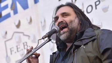 El histórico titular de SUTEBA, Roberto Baradel.&nbsp;