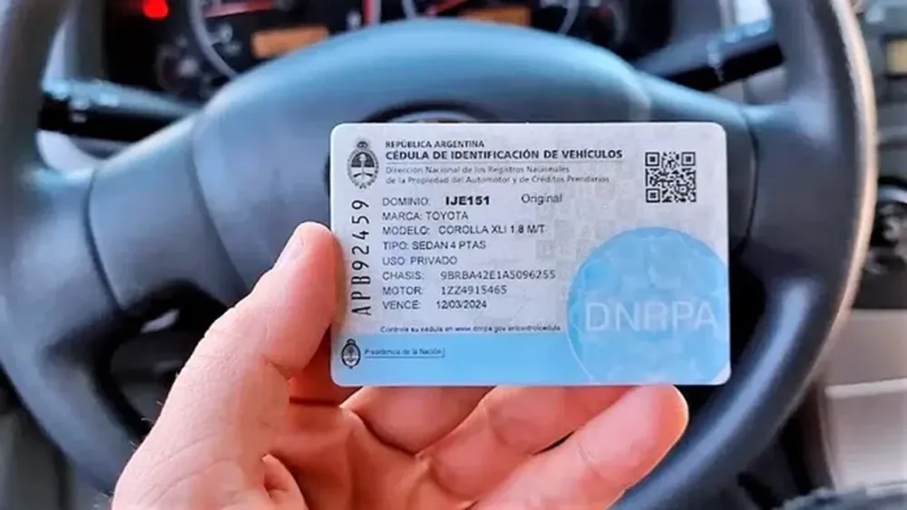 Novedades sobre cédula azul.