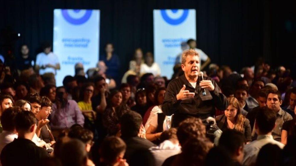 Sergio Massa, este fin de semana, en el congreso del Frente Renovador. - FR -