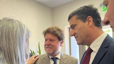 Maximiliamo Abad, con Garciarena y Mongay.&nbsp;