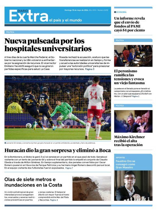 Edición impresa 10/05/2026 Edición impresa 10/05/2026