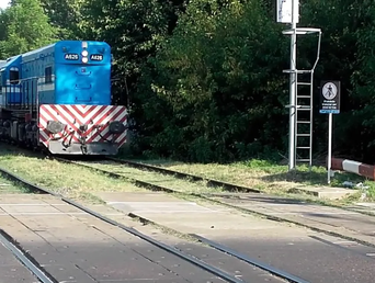 El traslado de los vagones que prestaban servicio en el tren a Pinamar. El traslado de los vagones que prestaban servicio en el tren a Pinamar.