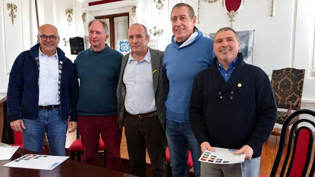 Los referentes de los municipios y de la Unión Industrial bahiense.