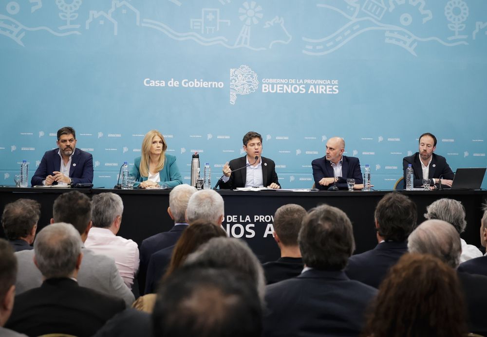 El gobernador Axel Kicillof encabezó la presentación del Presupuesto 2026.