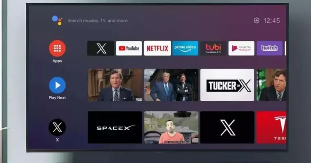 La aplicación X TV.