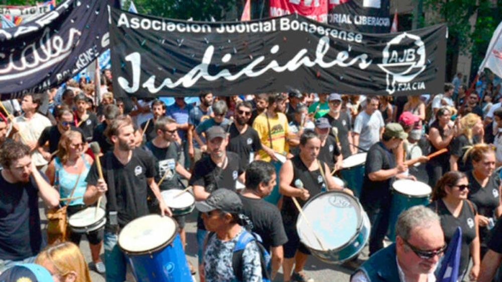 Una manifestación de judiciales. (Archivo).