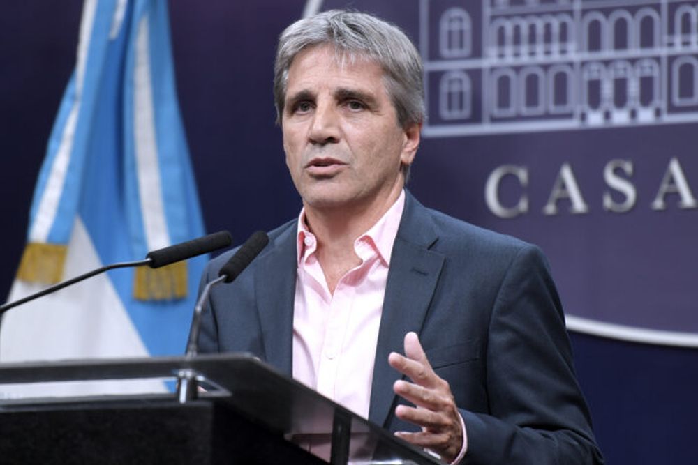 El ministro de Economía, Luis Caputo. (Télam)