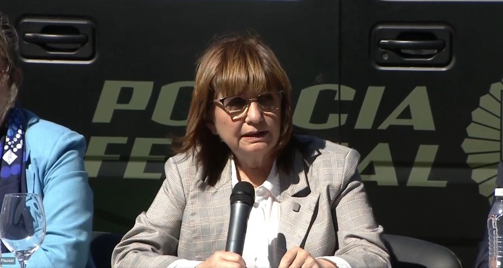 La ministra de Seguridad, Patricia Bullrich.&nbsp;