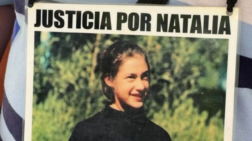 Natalia Melmann fue violada, golpeada y asesinada en Miramar en el año 2001.  -Archivo -
