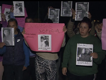 Marcha pidiendo justicia por el crimen de Walter Bravo, el 30 de abril de 2024. Marcha pidiendo justicia por el crimen de Walter Bravo, el 30 de abril de 2024.