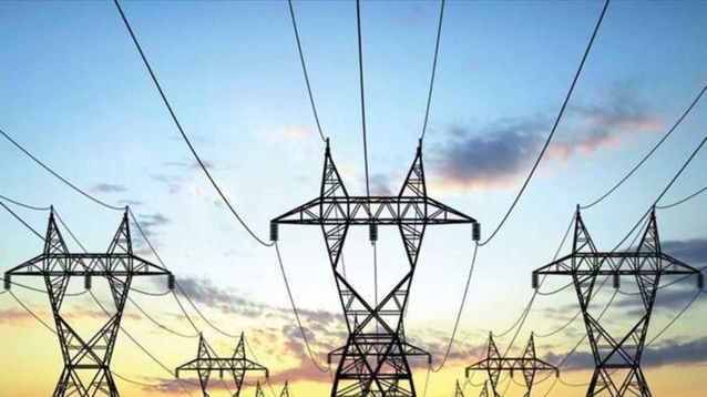 Sistema de energía eléctrica de alta tensión.