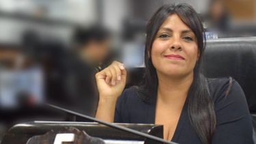 La intendenta Eva Mieri, cuando era concejal.&nbsp;