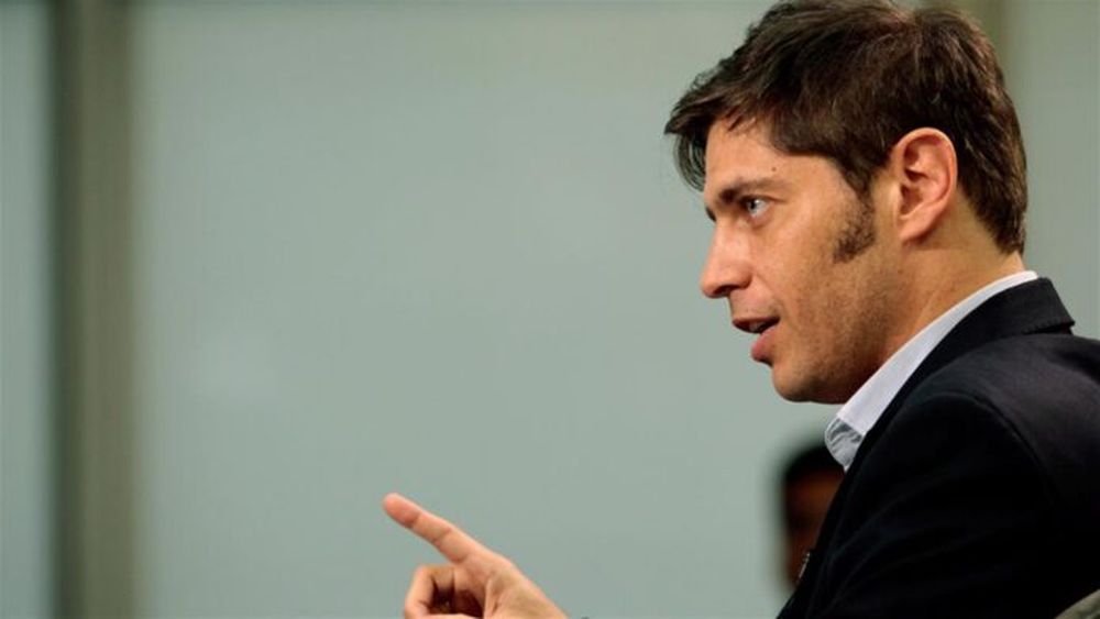 El gobernador Axel Kicillof.