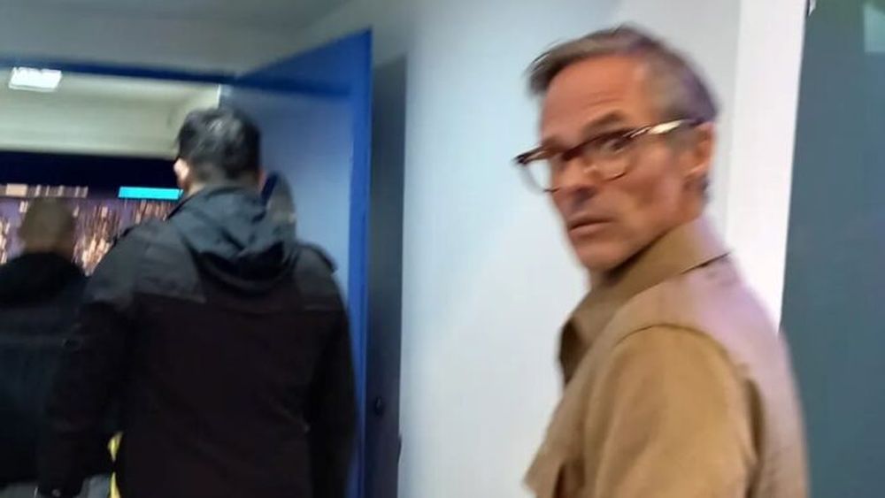 El empresario estadounidense Foster Gillett fue a ver a Vélez-Estudiantes. - Cielo Sports -